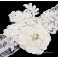 Elegant bridal sexy garter women leg garter for wedding Girl white satin garter